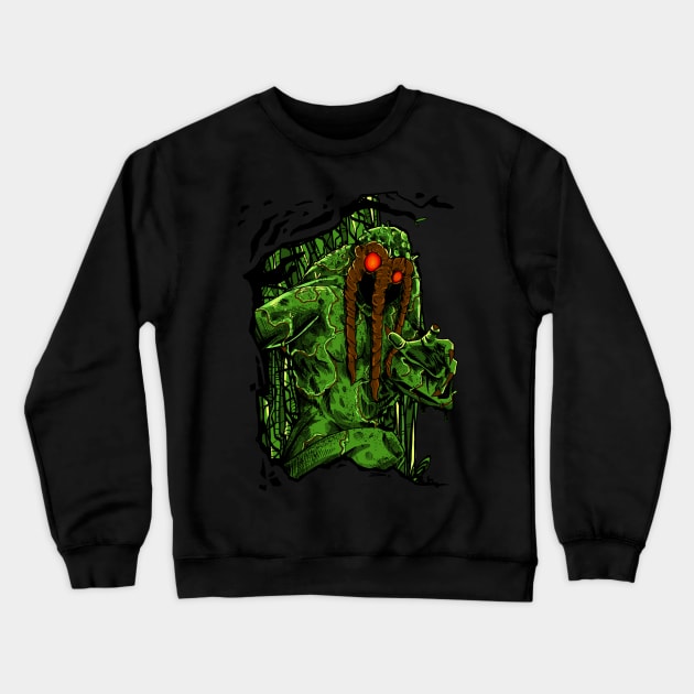 Swamp Man Thing Crewneck Sweatshirt by paintchips